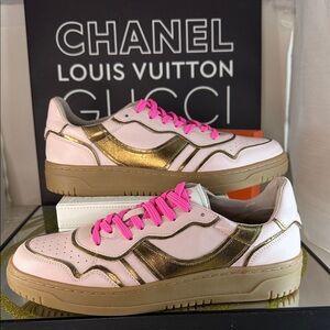 FP Movement by Free People Blush and Metallic Sneakers